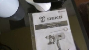 Краскопульт электрический DEKO DKSG55K1 (распаковка)