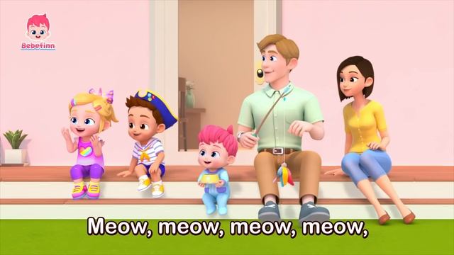 The Cat Song ? I'm A Ginger Cat Boo! Meow | Bebefinn Sing Along2 | Nursery Rhymes For Kids