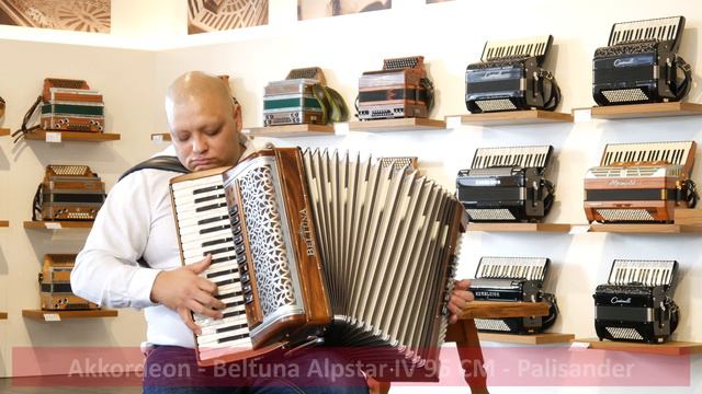 Akkordeon - Beltuna Alpstar IV 96 CM - Palisander - musik-rumberger.de - Trompeten-Echo смотреть онлайн