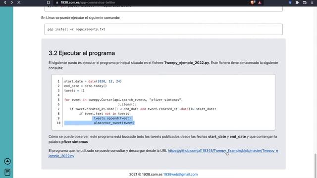 Código para almacenar tweets utilizando Tweepy y Python. Actualización 2022 смотреть онлайн