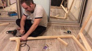 Кроватка домик своими руками за два дня!  Детская модная кроватка за 4 тысячи рублей реально DIY