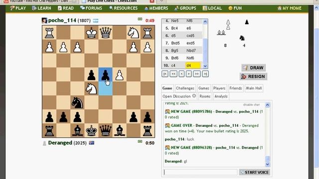 Live Bullet Chess Game Using Premoves смотреть онлайн