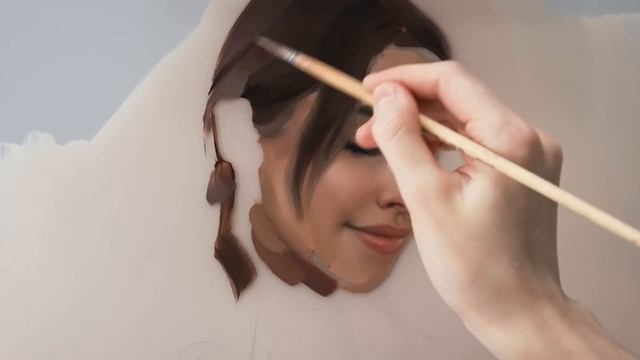 OIL PAINTING TIME-LAPSE || “Silver lining” смотреть онлайн