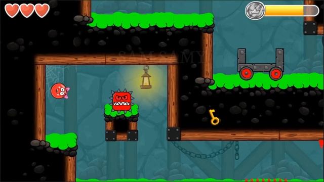 RED BALL 4 PRINCES BALL kills MINI BOSS смотреть онлайн