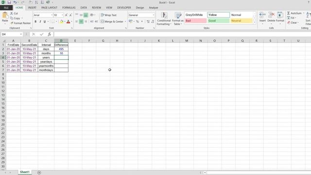 HOW TO USE DATEDIF FUNCTION TO CALCULATE THE DIFFERENCE BETWEEN TWO DATES смотреть онлайн