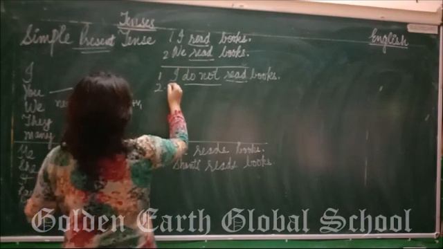 Grammar | English | Simple Present Tense | Golden Earth Global School, Sangrur | смотреть онлайн