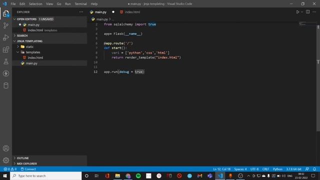 Jinja Templating #1 - Web Development Using Flask and Python #4 смотреть онлайн