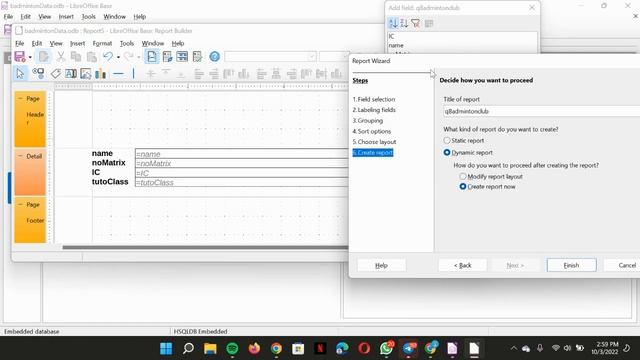 Libre Office Base (Part 4) : Report смотреть онлайн