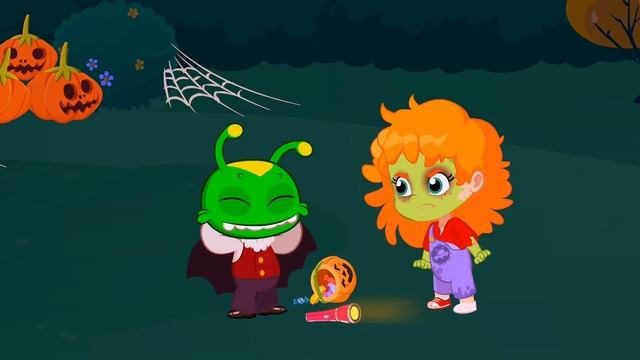 Groovy The Martian sings Head and Shoulders remix song | Nursery Rhymes for kids смотреть онлайн