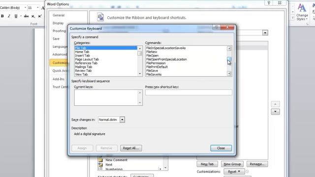 How to change Word 2010 Shortcut Keys смотреть онлайн