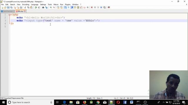 Lecture 7: website php using html in php and embed php code inside html in Amharic | በአማርኛ смотреть онлайн