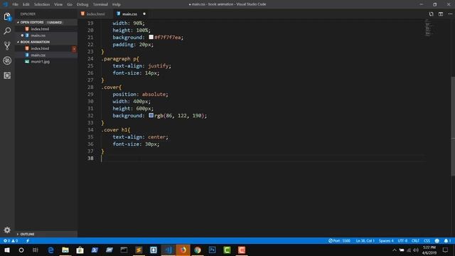 Book Animation Css no java script смотреть онлайн