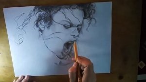 michael jackson pencil speed art / майкл джексон Портрет карандашом!