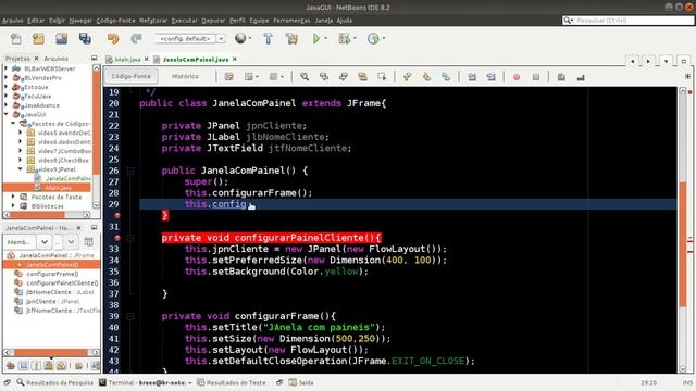 Java GUI #9 - JPanel - criando paineis no JFrame смотреть онлайн