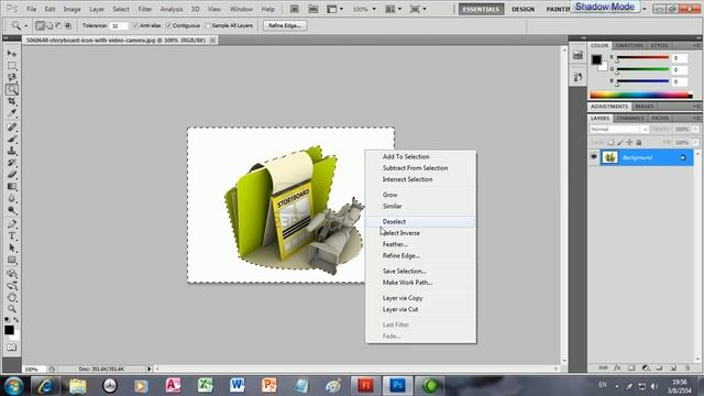 ตัดภาพพื้นหลังด้วย Photoshop CS5.avi смотреть онлайн