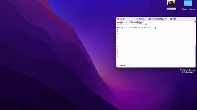 Java: Hello World on OS X смотреть онлайн