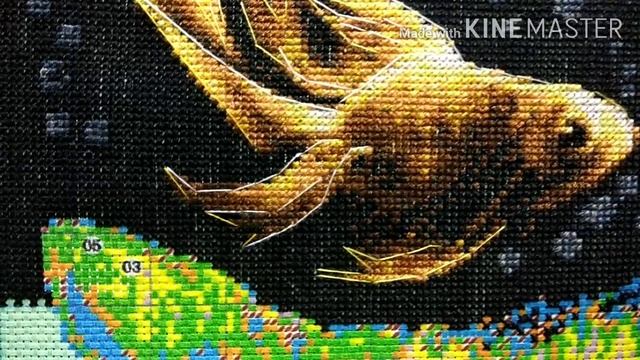 93. Вышивка: NKF арт. DA261, процесс и готовый результат. смотреть онлайн