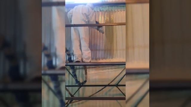 Утепление Ангара пенополиуретаном смотреть онлайн