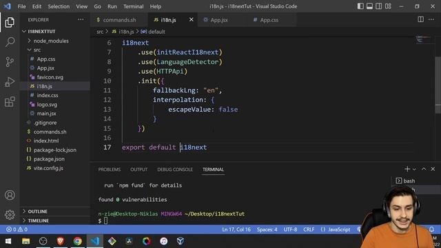 Translate Your React App With i18next смотреть онлайн