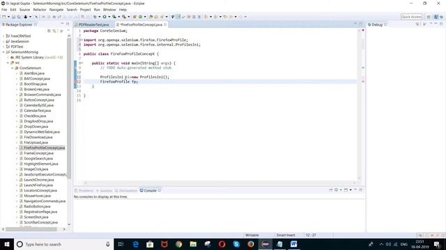 Create your own firefox profile in selenium - Selenium WebDriver - Session 40 смотреть онлайн