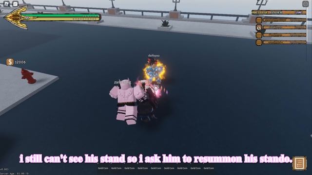 Roblox YBA : Your newbie friend was chosen by Heaven. смотреть онлайн