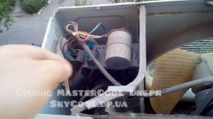 Ремонт кондиционера.Сильно шумит наружный блок.