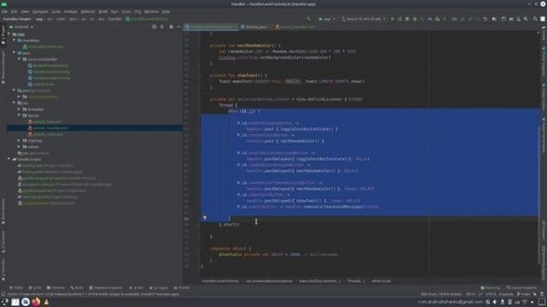 16. Android - Handler, Looper, Main Thread