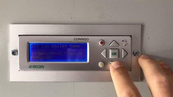 Regin Corrigo ısıtma sistemi otomasyon kontrolörü controler automatizare, comanda cazane, pompe