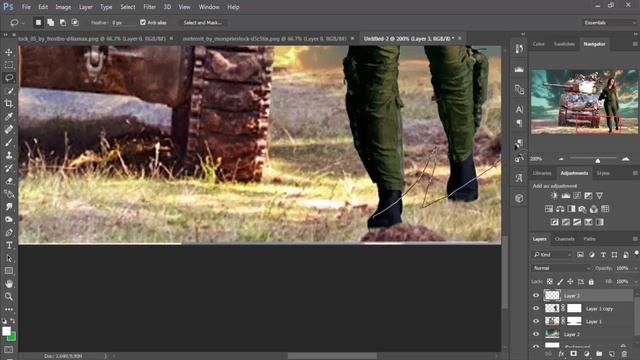 photoshop cc 2015.5 manipulation tutorial war field смотреть онлайн