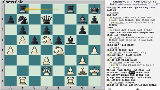 #8 Kasparov vs Karpov: World Chess Championship 1987 | English Opening | game 8 смотреть онлайн