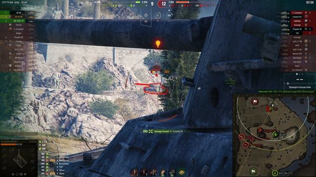 How The CS-52 LIS Deals With The Enemies: World of Tanks смотреть онлайн