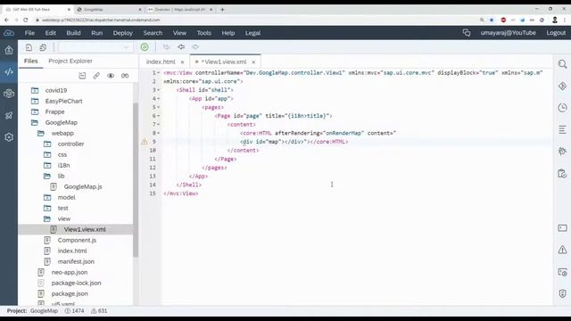 Google Map Integration with SAPUI5 | OPENUI5 смотреть онлайн