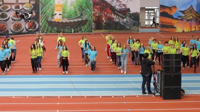 23 фестиваль корейской культуры - K-pop flash mob - ученики Корейского культурного центра смотреть онлайн