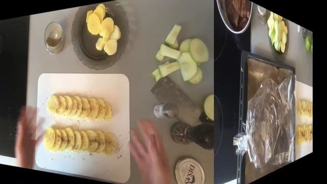 УТИНЫЕ ОКОРОЧКА на подложке из ЯБЛОК и КАРТОФЕЛЯ! смотреть онлайн