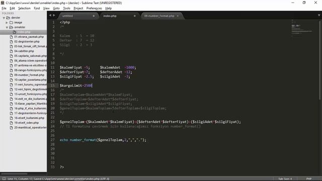 Php Dersleri - PHP Öğreniyorum - Matematiksel İşlemler , if kullanımı - Alıştırma 01 смотреть онлайн