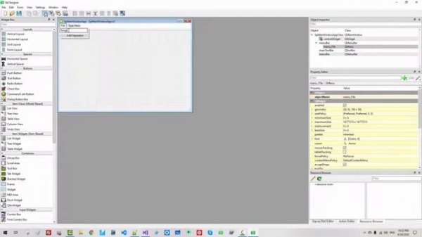 030 - Create Splitter Window using Qt QSplitter, setCentralWidget