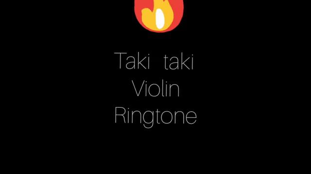 Taki Taki Violin Ringtone. #djsnake