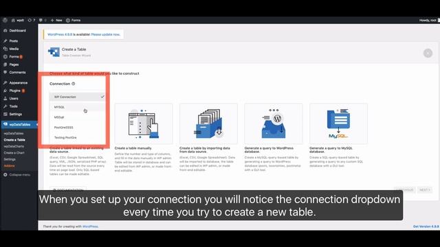 How to create Tables in WordPress from MS SQL server, PostgreSQL or remote MySQL databases смотреть онлайн