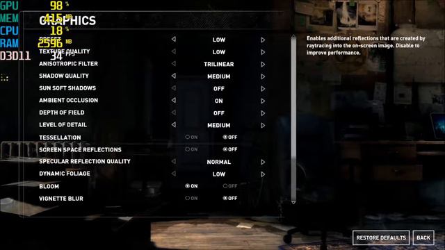 Rise of the Tomb Raider / ATI Radeon HD 5850 / i7 860 / 8gb ram / 768p-1080p-LOW смотреть онлайн