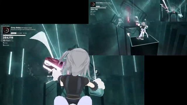 【BeatSaber】ENVY BABY (English Cover) Will Stetson【低スペックPCとOculus Quest 2だけでトラッキング】 смотреть онлайн