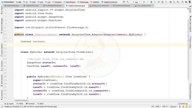 Firebase Social Media App - 24 Show Comments смотреть онлайн
