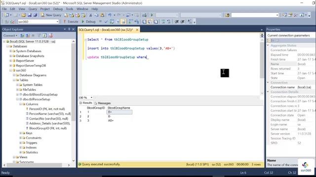 Insert, delete and update in SQL server - part 10 смотреть онлайн
