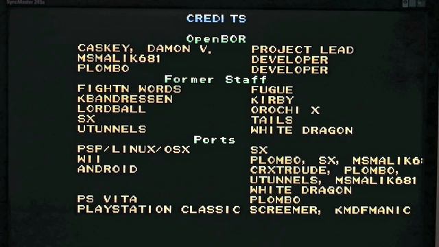 Sony Mini Classic, 256Gb build, Autobleem Retroarch OpenBOR - Menu, retro games and themes. смотреть онлайн