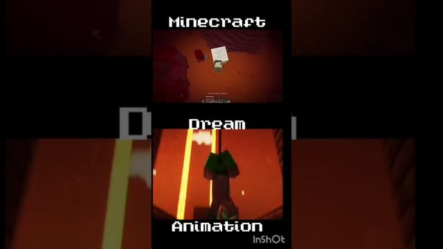 Dream Real vs Animation#minecraft#dream#shorts смотреть онлайн