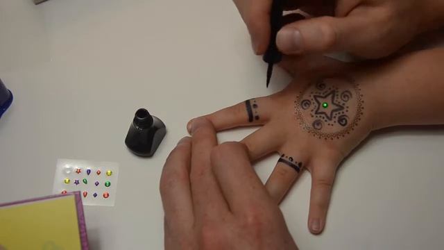 Детские татуировки, набор для временных татуировок. Делаем временную татуировку