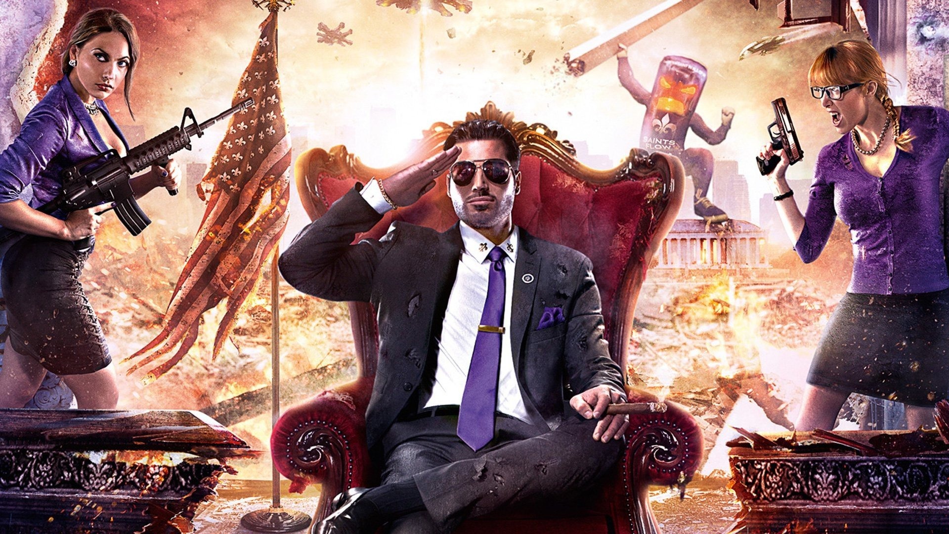 Saints Row IV (ПРОХОЖДЕНИЕ) ХАЛК сносит пришельцев смотреть онлайн