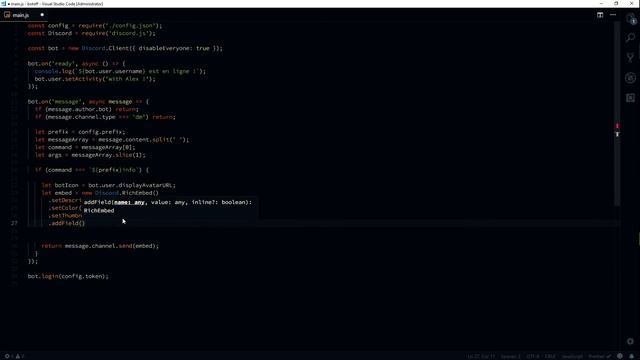 [3/21] Nos premières commandes | Développement Discord Bot 2018 смотреть онлайн