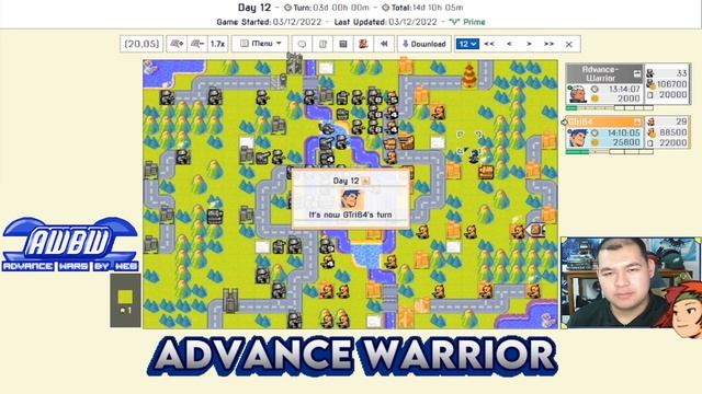 Advance Wars By Web #7 - Hawke vs Max: Fog Player Tries Standard смотреть онлайн