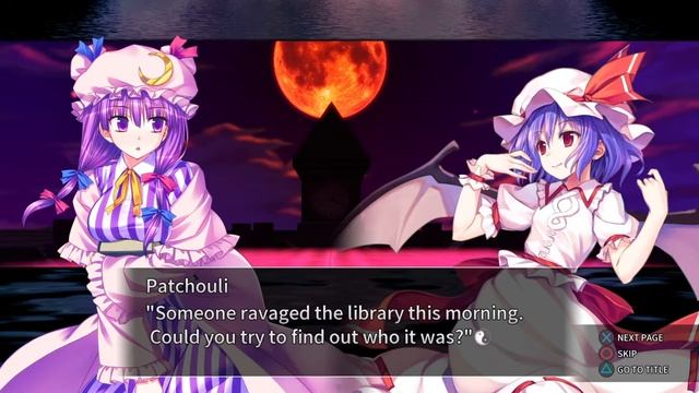 Touhou Kobuto V: Burst Battle patchouli смотреть онлайн