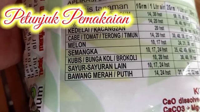 Cara Menggunakan Higros Calsium dan Fungsinya bagi Tanaman смотреть онлайн